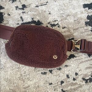lululemon athletica Brown Sherpa Belt Bag